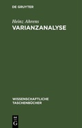 Cover: Varianzanalyse - De Gruyter
