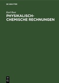 Bild: Physikalisch-chemische Rechnungen - De Gruyter
