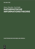 Cover: Mathematische Informationstheorie - De Gruyter
