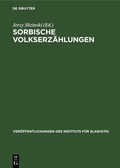 Cover: Sorbische Volkserz&auml;hlungen - De Gruyter
