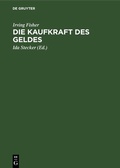 Cover: Die Kaufkraft des Geldes - De Gruyter