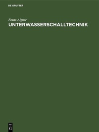 Abbildung von: Unterwasserschalltechnik - De Gruyter