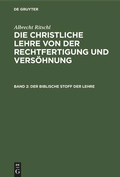 Cover: Der biblische Stoff der Lehre - De Gruyter