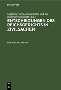 Cover: Generalregister zum hunderteinundzwanzigsten bis hundertdrei&szlig;igsten Bande - De Gruyter