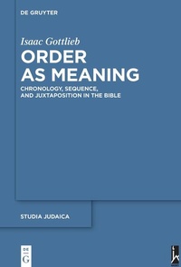 Enlarge image Cover: Order as Meaning - De Gruyter