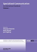 Cover: Specialized Communication - De Gruyter Mouton