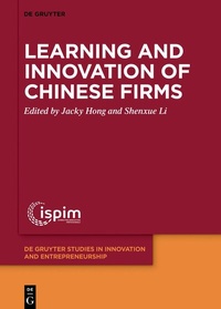 Abbildung von: Learning and Innovation of Chinese Firms - De Gruyter