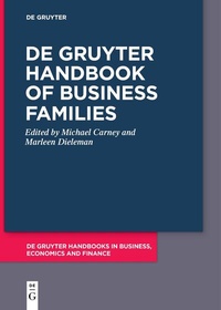 Abbildung von: De Gruyter Handbook of Business Families - De Gruyter
