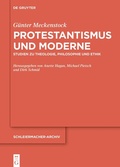 Cover: Protestantismus und Moderne - De Gruyter