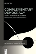 Cover: Complementary Democracy - De Gruyter