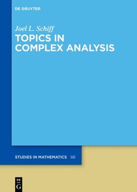 Abbildung von: Topics in Complex Analysis - De Gruyter