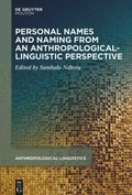Cover: Personal Names and Naming from an Anthropological-Linguistic Perspective - De Gruyter Mouton