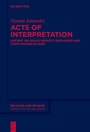 Cover: Acts of Interpretation - De Gruyter