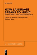 Cover: How Language Speaks to Music - De Gruyter