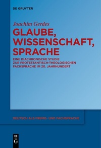 Abbildung von: Glaube, Wissenschaft, Sprache - De Gruyter