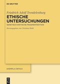Cover: Ethische Untersuchungen - De Gruyter