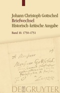 Cover: Juni 1750 - M&auml;rz 1751 - De Gruyter