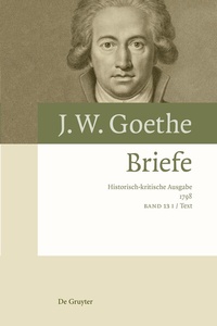 Abbildung von: Briefe 1798 - De Gruyter