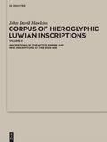 Cover: Corpus of Hieroglyphic Luwian Inscriptions - De Gruyter