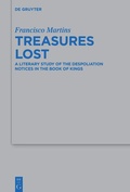 Cover: Treasures Lost - De Gruyter