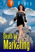 Cover: Death by Marketing (Short Fiction Clean Romance Cozy Mystery Fantasy) - Living Sensical Press