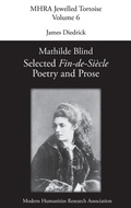 Cover: Mathilde Blind - Texts and Translations