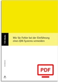 Cover: Wie Sie Fehler bei der Einf&uuml;hrung eines QM-Systems vermeiden (E-Book, PDF) - T&Uuml;V Media GmbH T&Uuml;V Rheinland Group