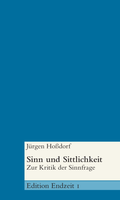 Cover: Sinn und Sittlichkeit - Verlag Klemm+Oelschl&auml;ger