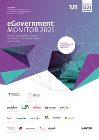 Enlarge image Cover: eGovernment MONITOR 2021 - Initiative D21