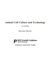 Enlarge image Cover: Animal Cell Culture and Technology - Taylor & Francis