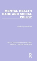 Cover: Mental Health Care and Social Policy - Routledge