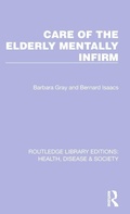 Cover: Care of the Elderly Mentally Infirm - Routledge