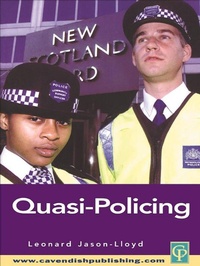 Abbildung von: Quasi-Policing - Routledge Cavendish