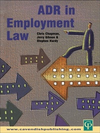 Abbildung von: ADR in Employment Law - Routledge Cavendish