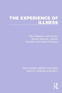 Enlarge image Cover: The Experience of Illness - Routledge