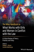 Cover: The Wiley Handbook on What Works with Girls and Women in Conflict with the Law - Wiley