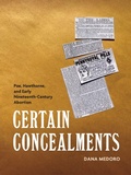 Cover: Certain Concealments - University of Massachusetts Press