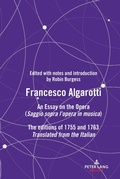 Cover: FRANCESCO ALGAROTTI - Peter Lang Verlag