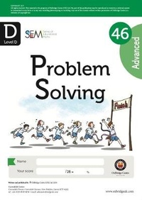 Enlarge image Cover: SEM Maths Level D Advanced Problem Solving Week 46 - Oxbridge Centre