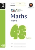 Cover: SEM Maths Level B Week 46 - Oxbridge Centre
