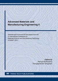 Abbildung von: Advanced Materials and Manufacturing Engineering II - Trans Tech Publications Ltd