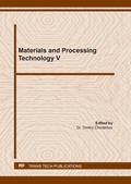 Cover: Materials and Processing Technology V - Trans Tech Publications Ltd