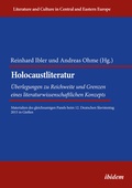 Cover: Holocaustliteratur: &Uuml;berlegungen zu Reichweite und Grenzen eines literaturwissenschaftlichen Konzepts - ibidem