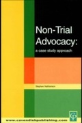 Bild: Non-Trial Advocacy - Routledge Cavendish