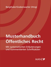 Abbildung von: Musterhandbuch Öffentliches Recht - Manz