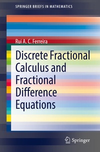 Abbildung von: Discrete Fractional Calculus and Fractional Difference Equations - Springer