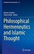 Cover: Philosophical Hermeneutics and Islamic Thought - Springer
