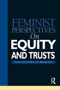Cover: Feminist Perspectives on Equity and Trusts - Routledge Cavendish