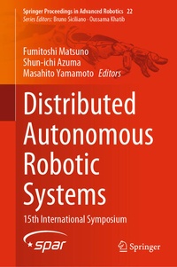 Enlarge image Cover: Distributed Autonomous Robotic Systems - Springer