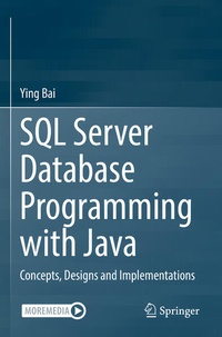 Enlarge image Cover: SQL Server Database Programming with Java - Springer
